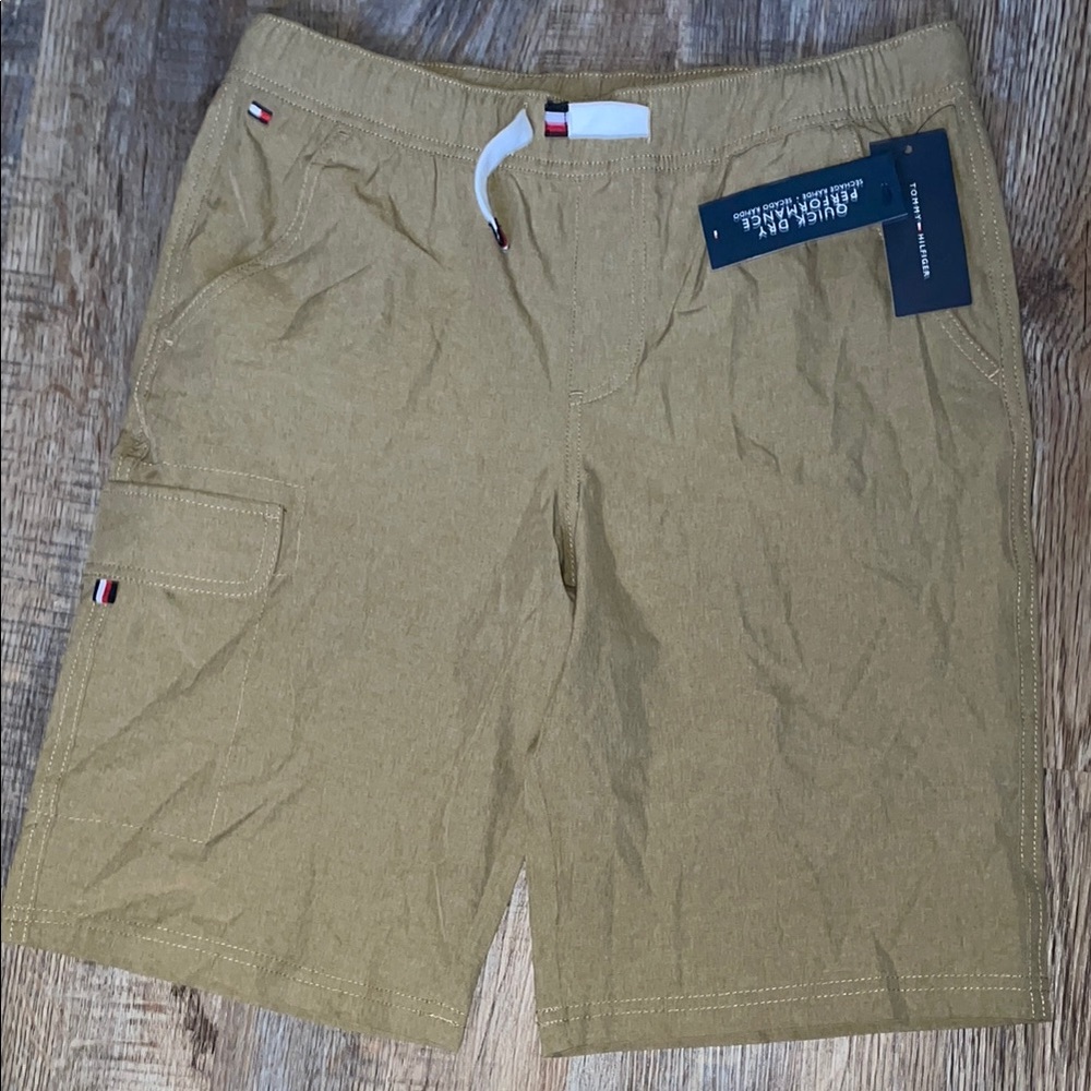 Tommy Hilfiger Boys Tan Cargo Shorts